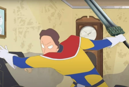 Кадр из мультсериала Рик и Морти: Аниме