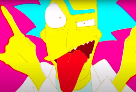 Кадр из мультсериала Рик и Морти: Аниме