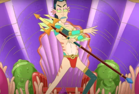 Кадр из мультсериала Рик и Морти: Аниме