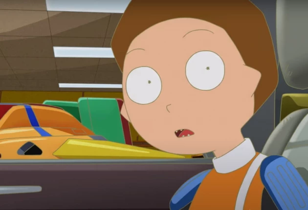 Кадр из мультсериала Рик и Морти: Аниме