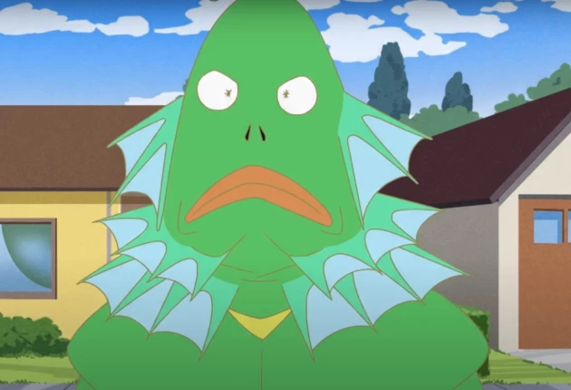 Кадр из мультсериала Рик и Морти: Аниме